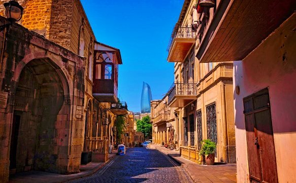 Aserbaidschan Baku, Innenstadt
